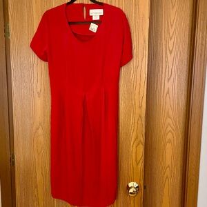 MOTHERHOOD RED SHORT SLEEVE MATERNITY DRESS SIZE XL PARTY DINNER DRESSY
